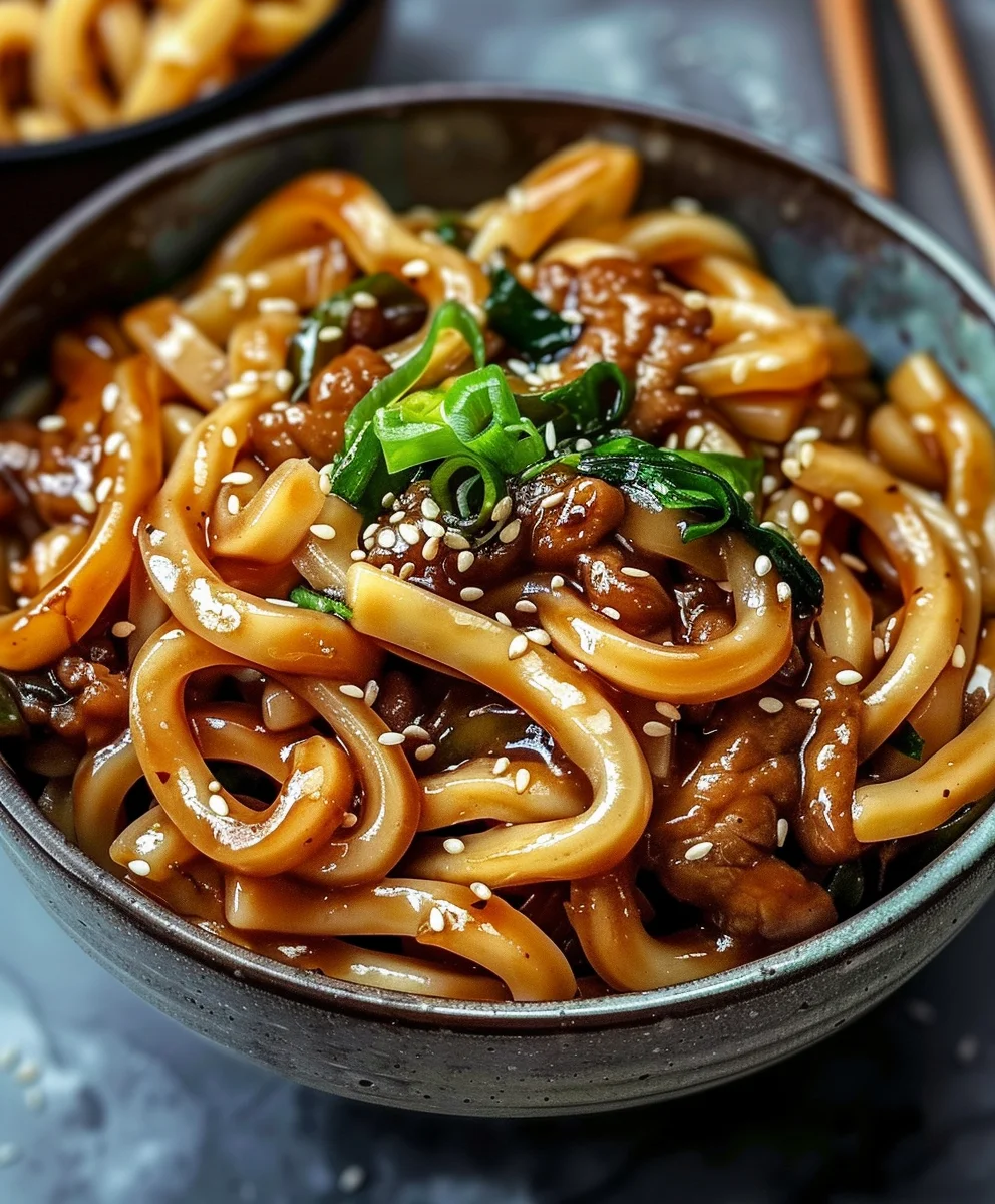 Verführerisches Yaki Udon Rezept: Dein Komfortessen.
