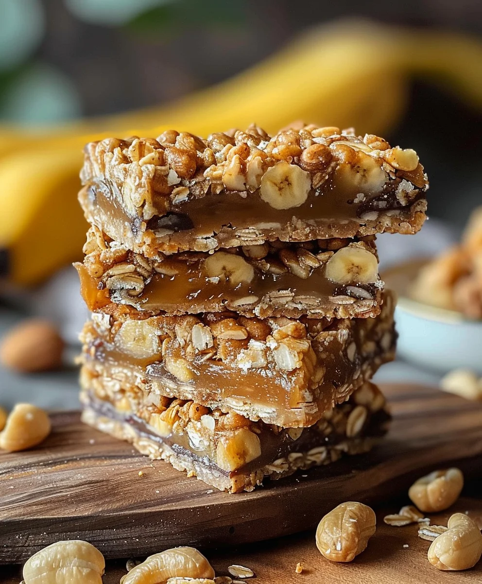 Nussige Bananen Hafer Riegel: Dein gesunder Snack für jeden Tag!