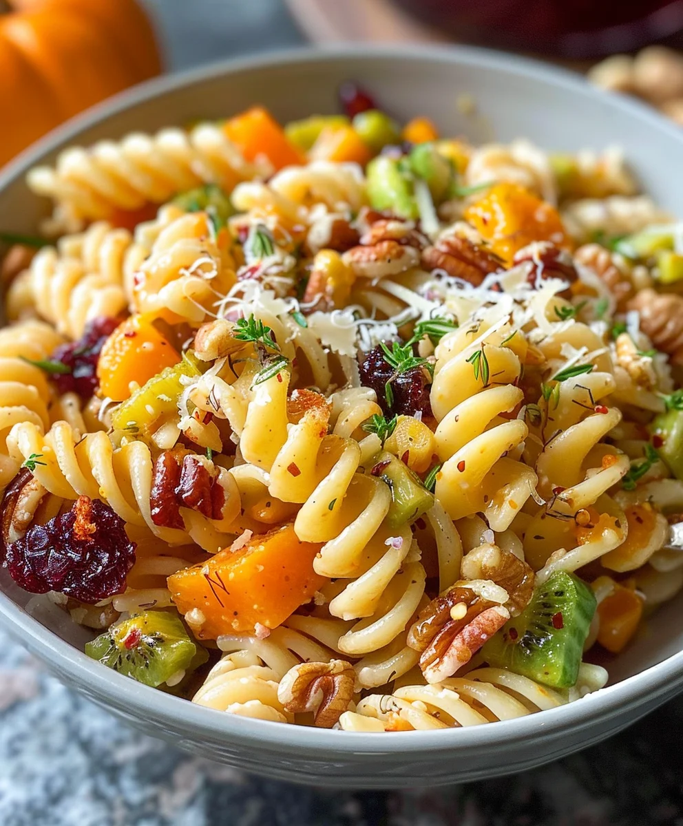 Leckerer Herbsternte Nudelsalat – Dein Genuss für die Saison