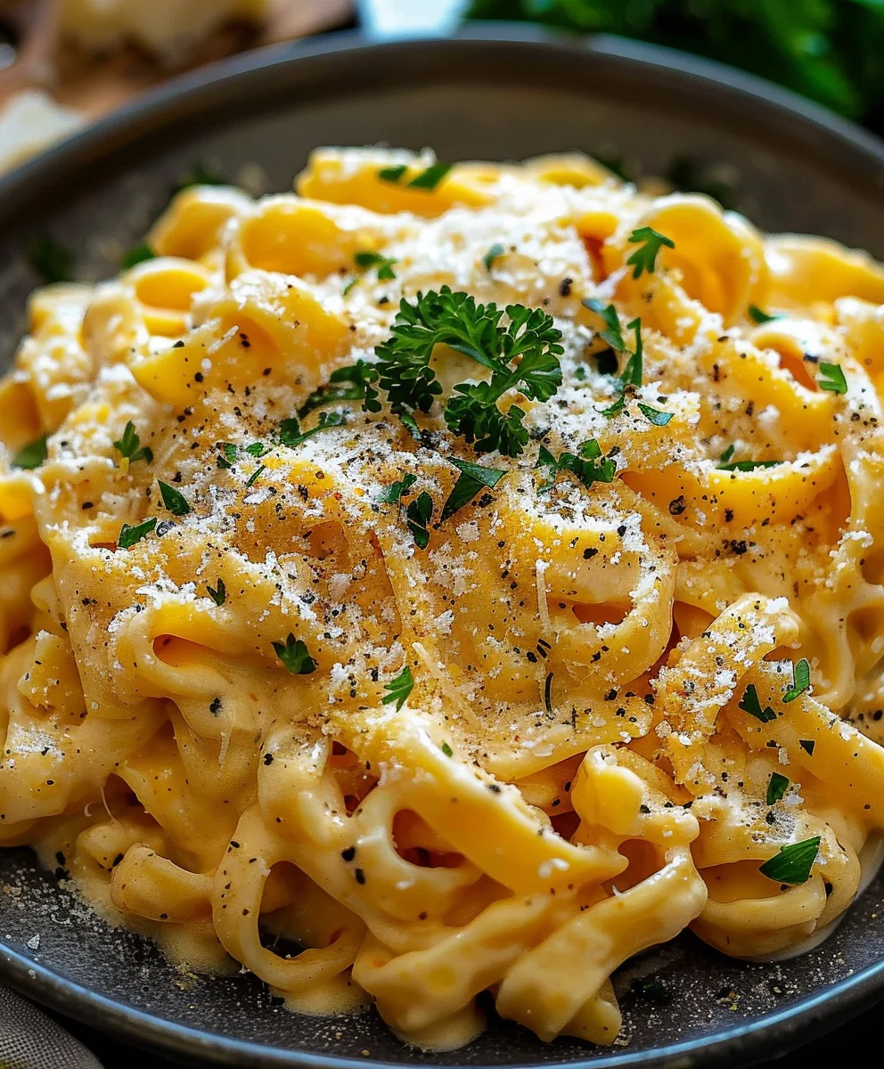 Cremige Kürbis Alfredo Pasta: Das ultimative Herbstgericht!