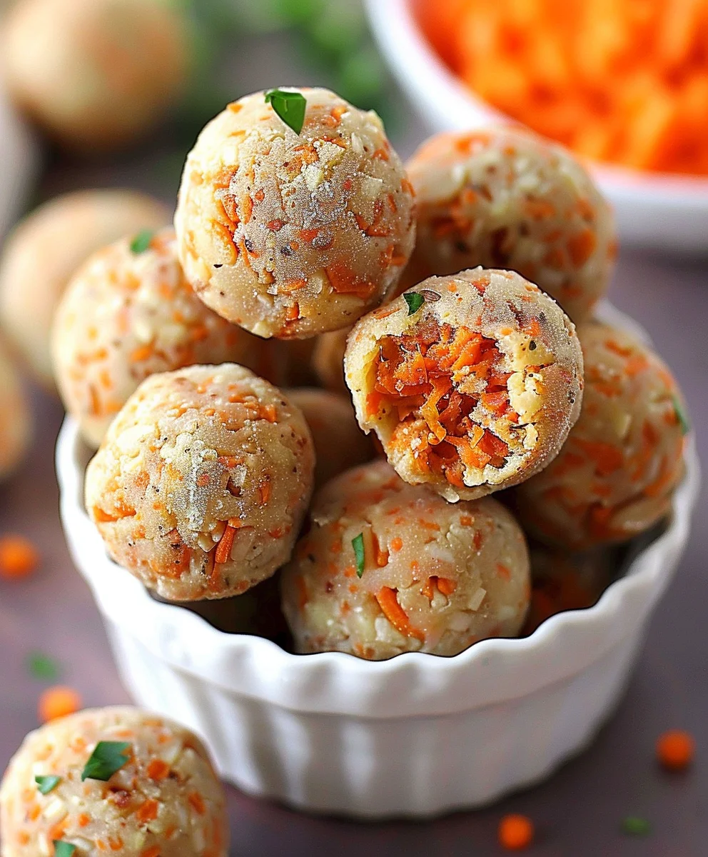 Gesunde Karottenkugeln: Lecker, einfach & ohne Backen!