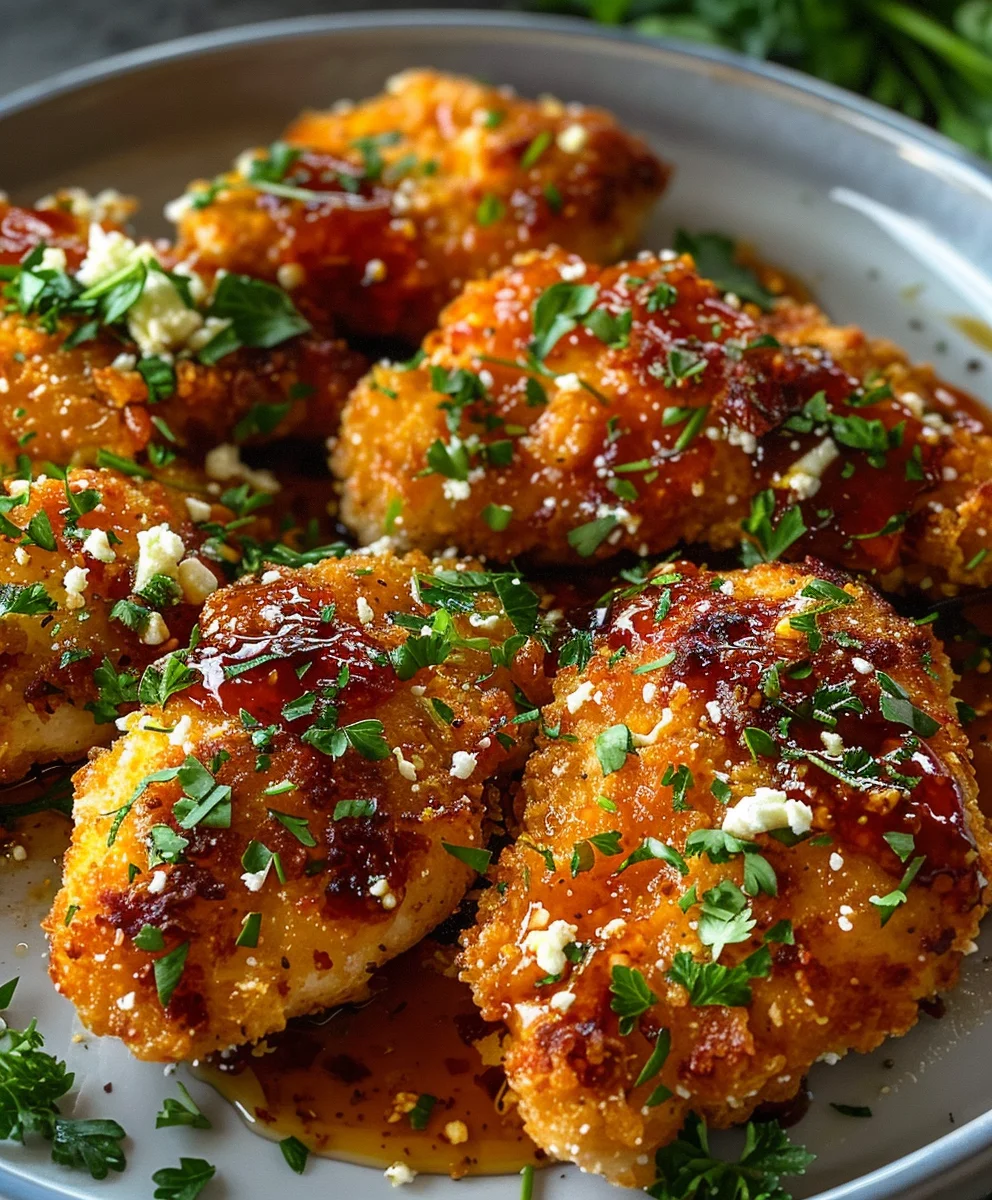 Crispy Hot Honey Feta Chicken: Einfach & unwiderstehlich!