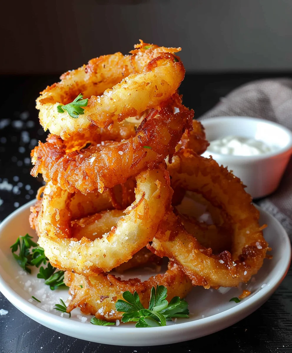 Airfryer Zwiebelringe: Knusprig & schnell zubereitet!