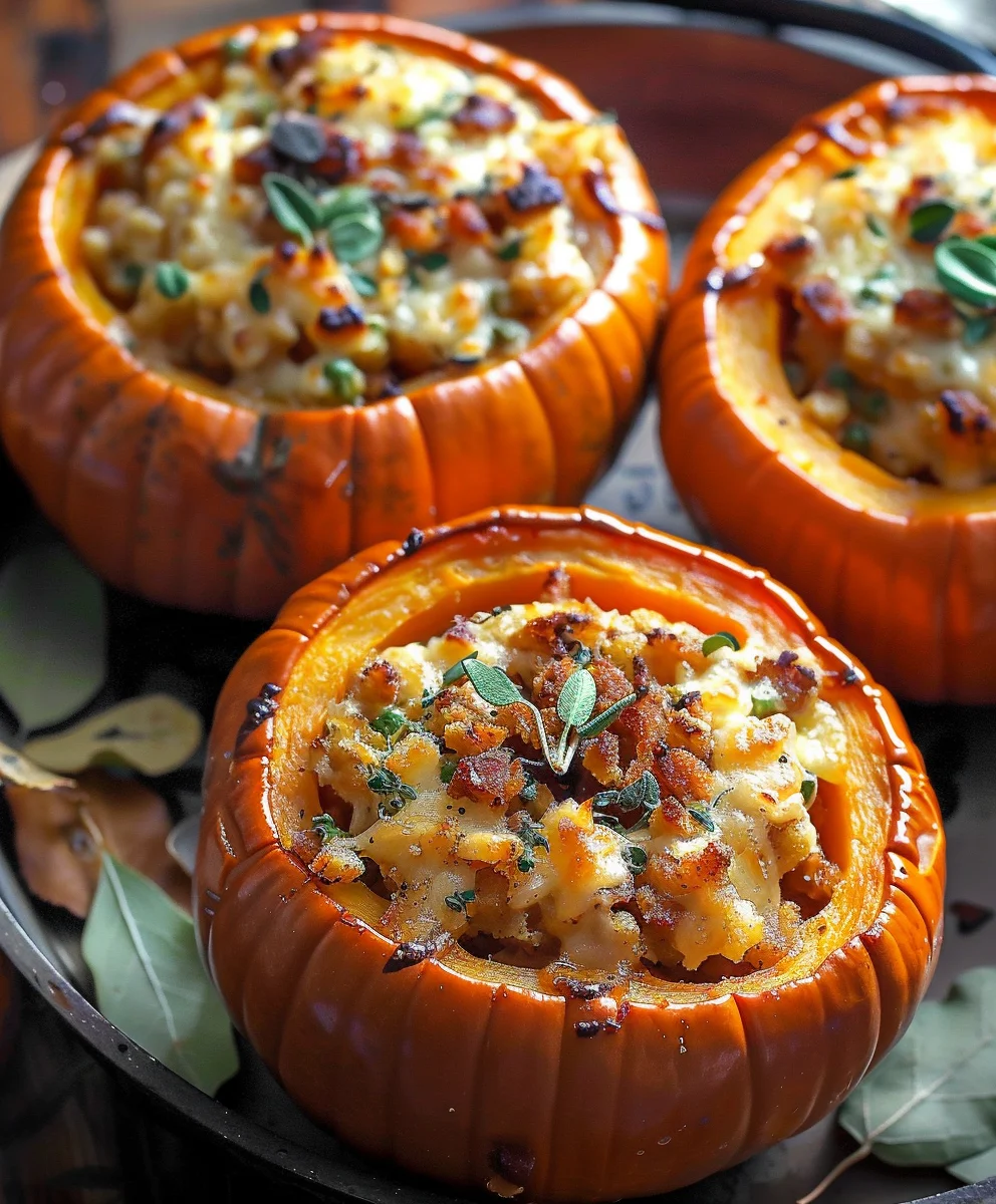 Herzhafter gefüllter Kürbis: Gemütliches Herbst-Rezept genießen