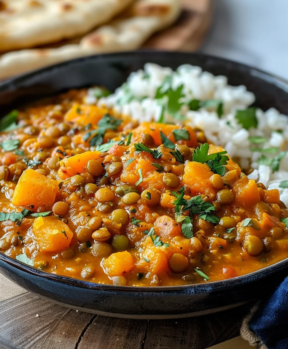 Kürbis Linsen Curry: Unglaublich einfach & ultimativ lecker!