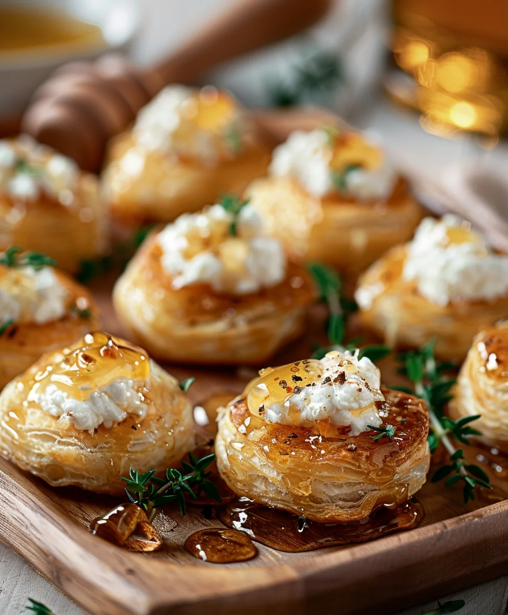 Ziegenkäse & Honig Häppchen: Süß-salzige Leckerbissen