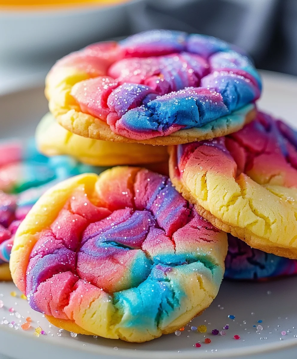 Tie Dye Kekse: Farbenfroher Backspaß für Jedermann!