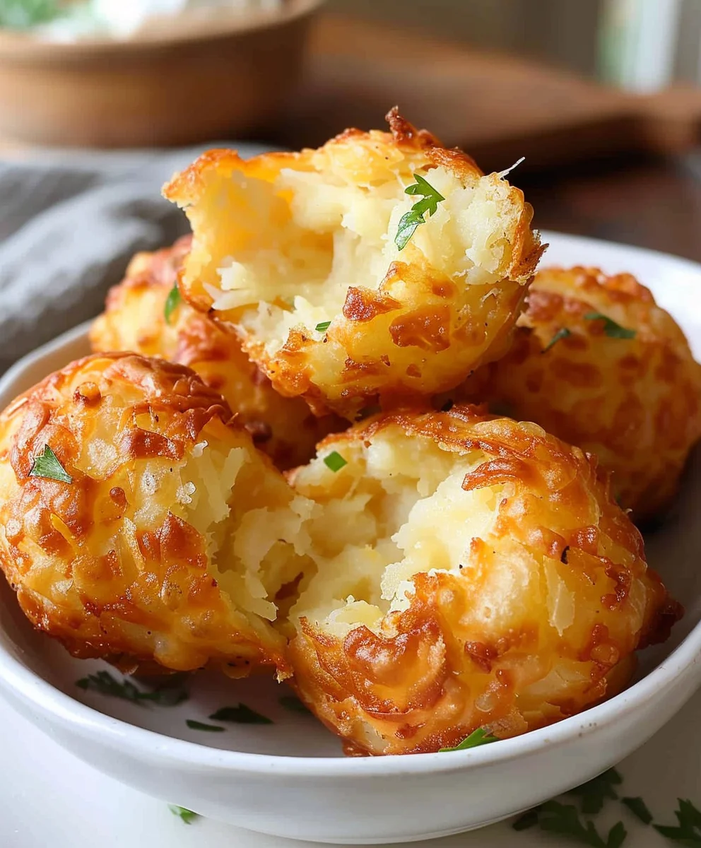 Knusprige Kartoffelpüree Käsebällchen: Schnell & Köstlich!
