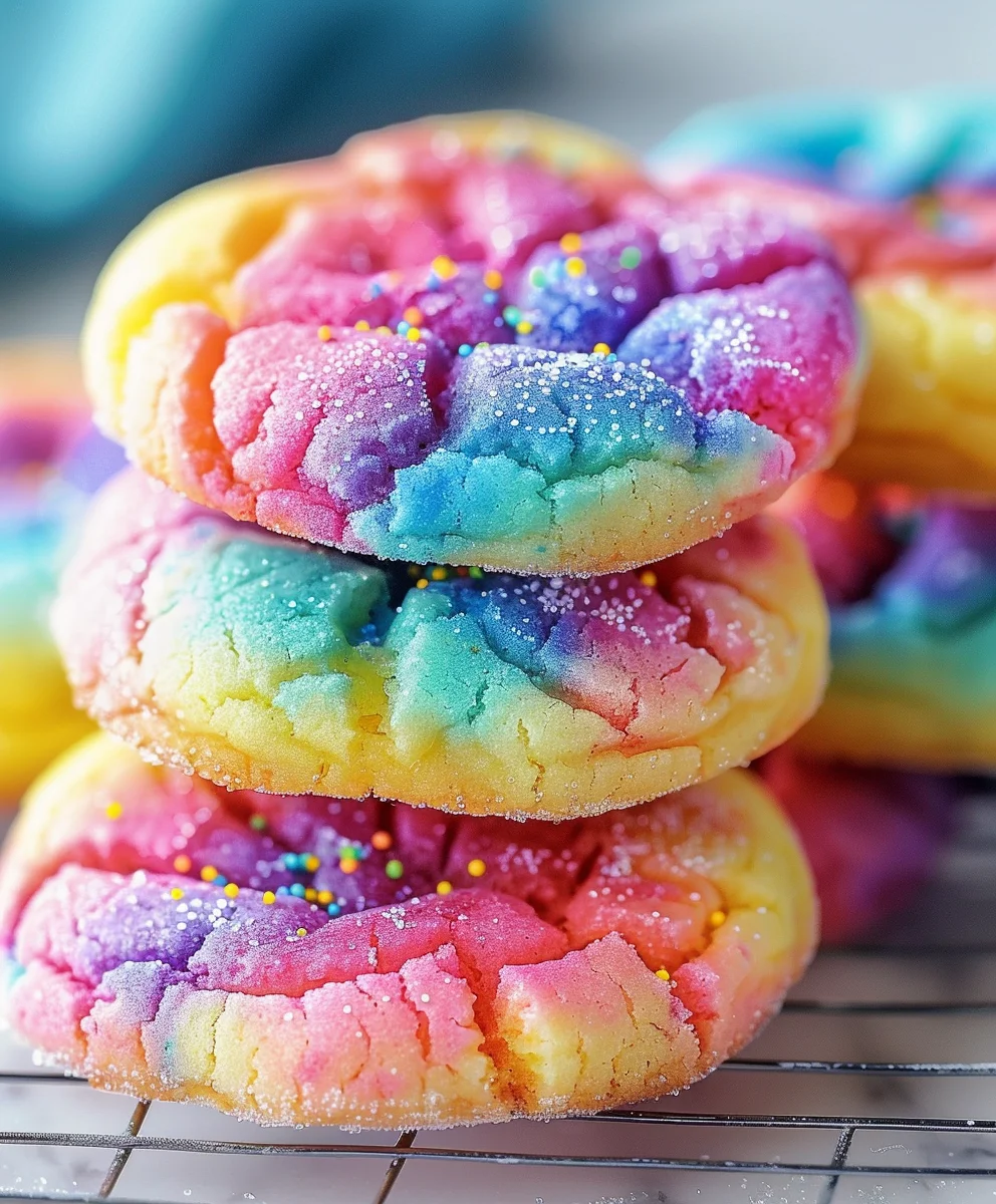 Tie Dye Kekse backen