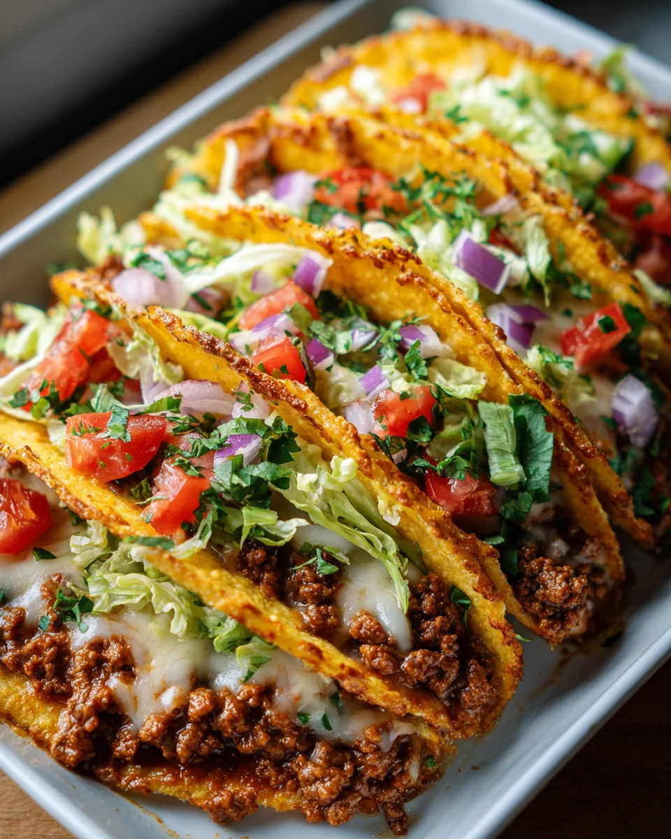 Knusprige Ofen-Tacos: Käsig, gefüllt & einfach unwiderstehlich!