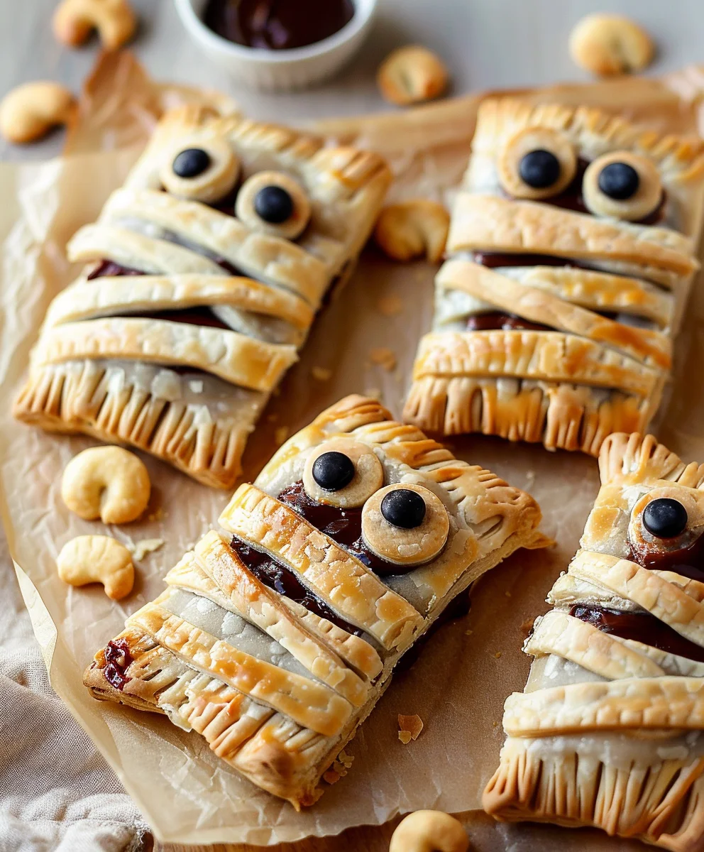 Nutella Mummy Hand Pies