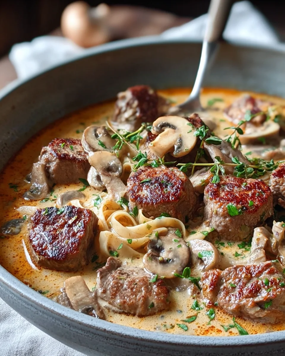 Rinderfilettopf mit Champignons – Einfach & Lecker!