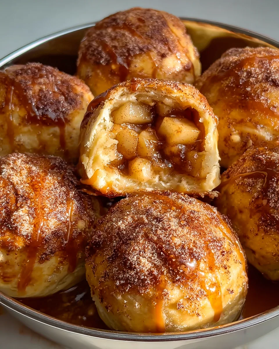 Mundwässernde Karamell Apfelkuchen Bombs – Dein Dessert-Hit!