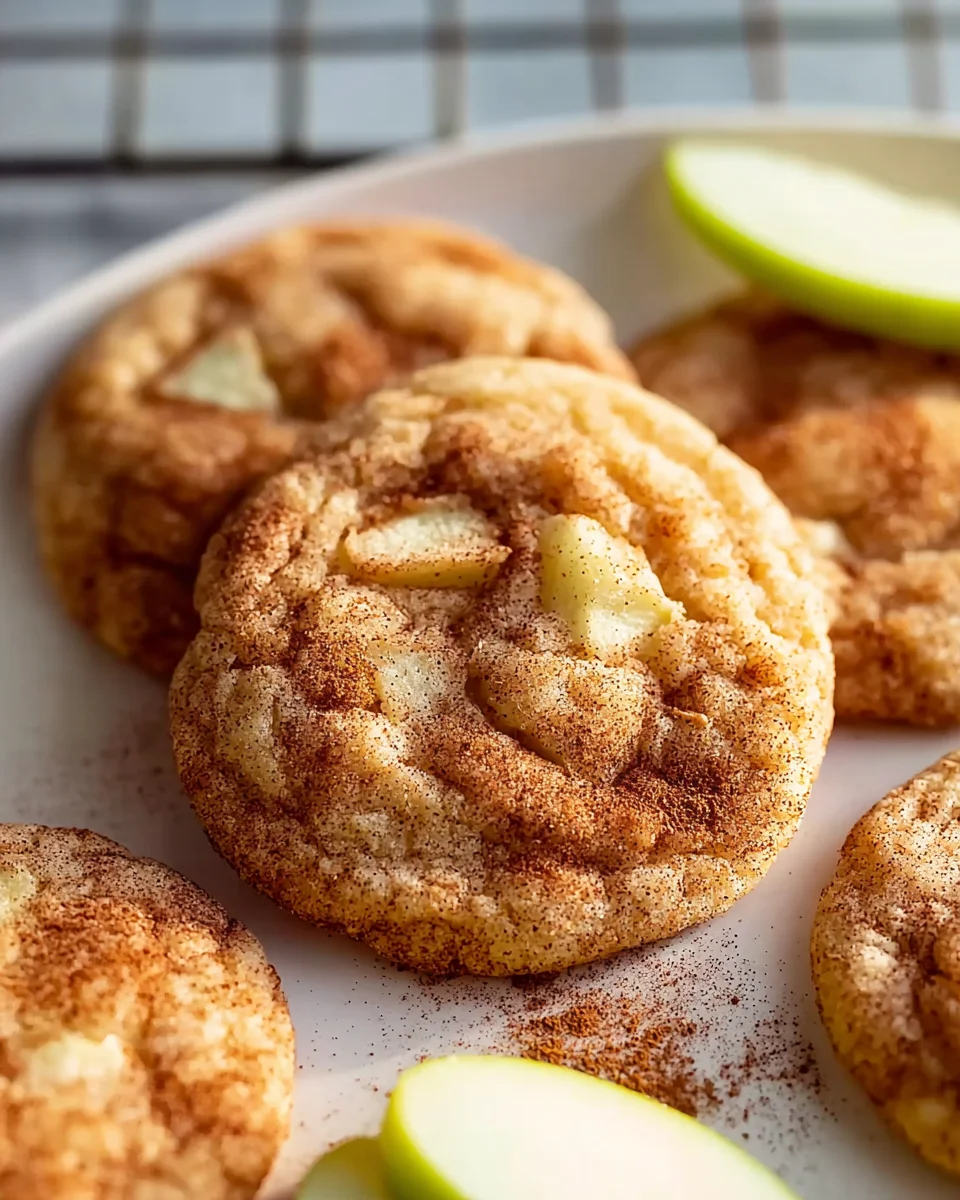 Würzige Apfel-Zimt Snickerdoodle Kekse – Einfach & Lecker!