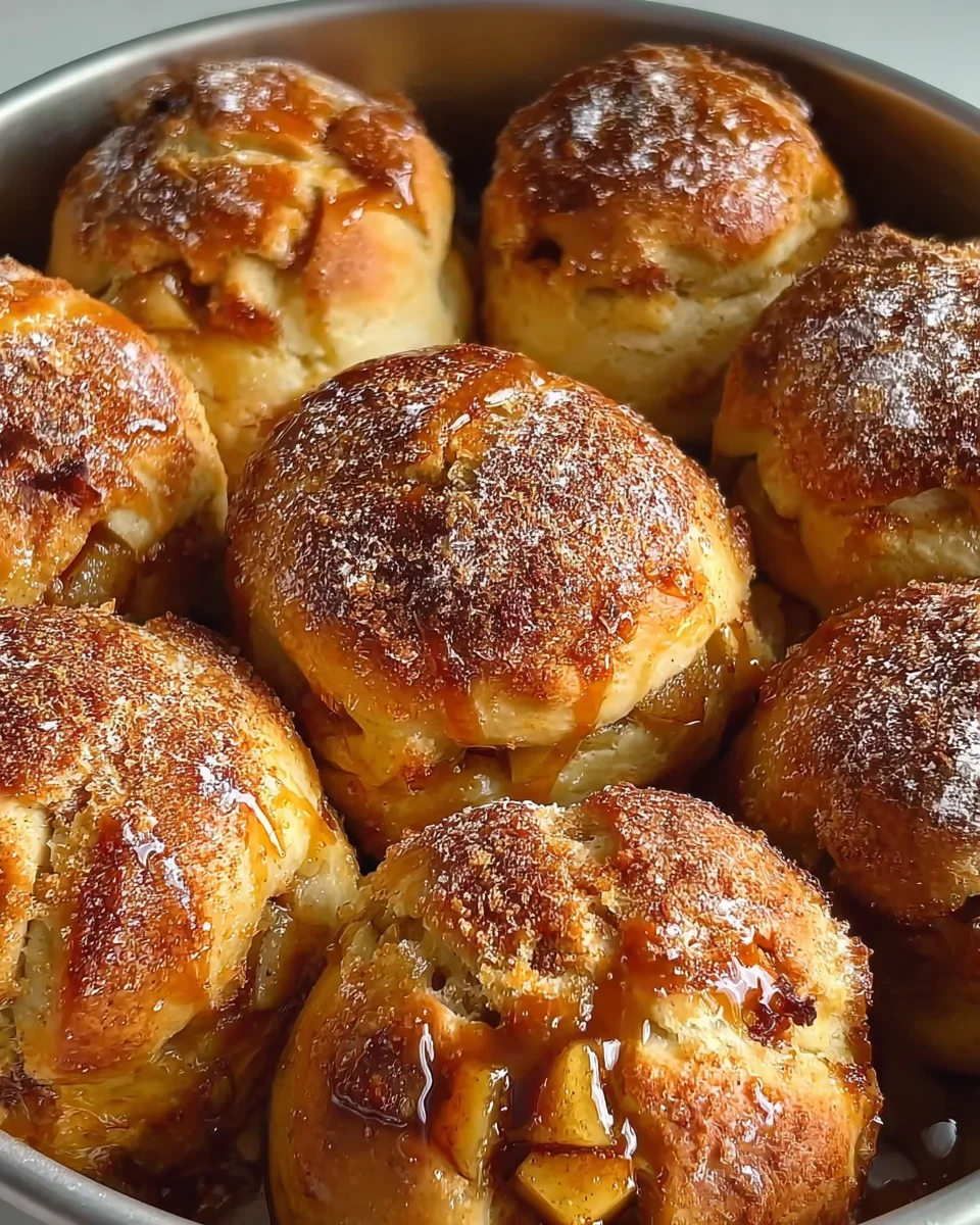 Mundwässernde Karamell Apfelkuchen Bombs – Dein Dessert-Hit!