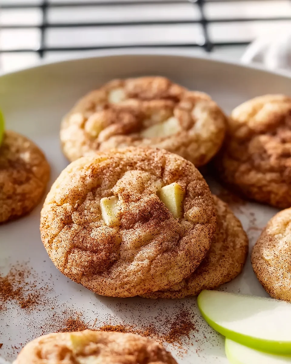 Würzige Apfel-Zimt Snickerdoodle Kekse – Einfach & Lecker!