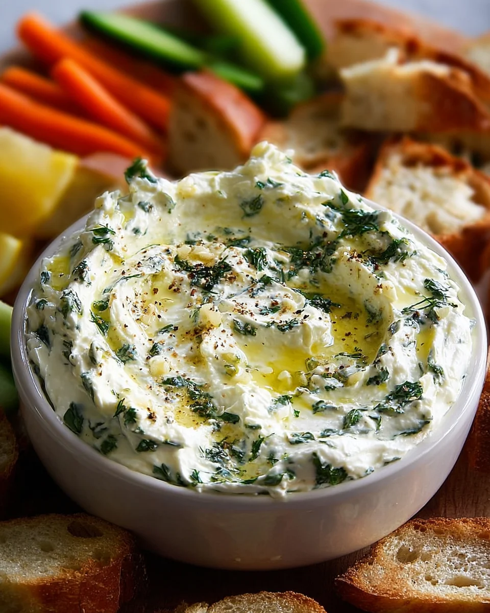 Perfekter Knoblauch-Kräuter-Frischkäse-Dip: Das einfache Rezept