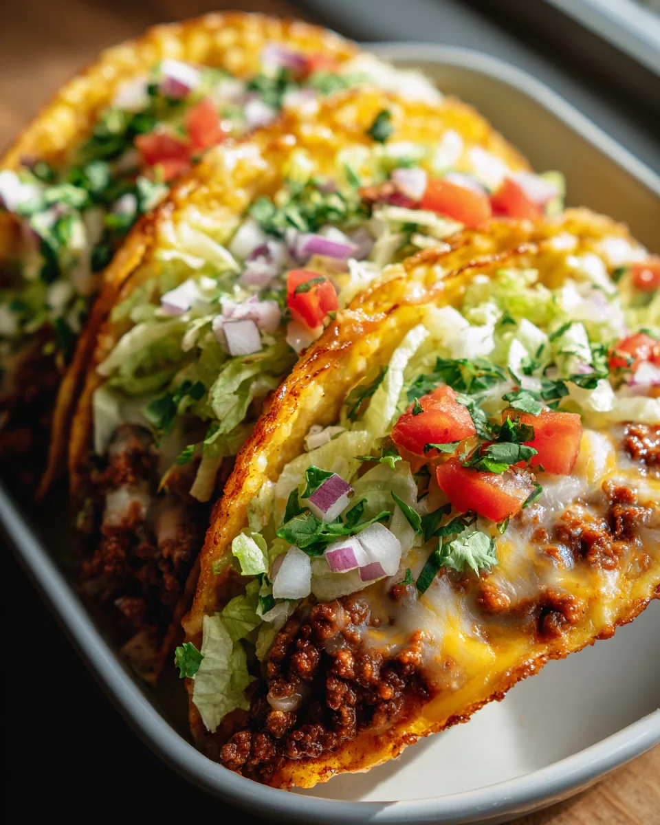 Knusprige Ofen-Tacos: Käsig, gefüllt & einfach unwiderstehlich!