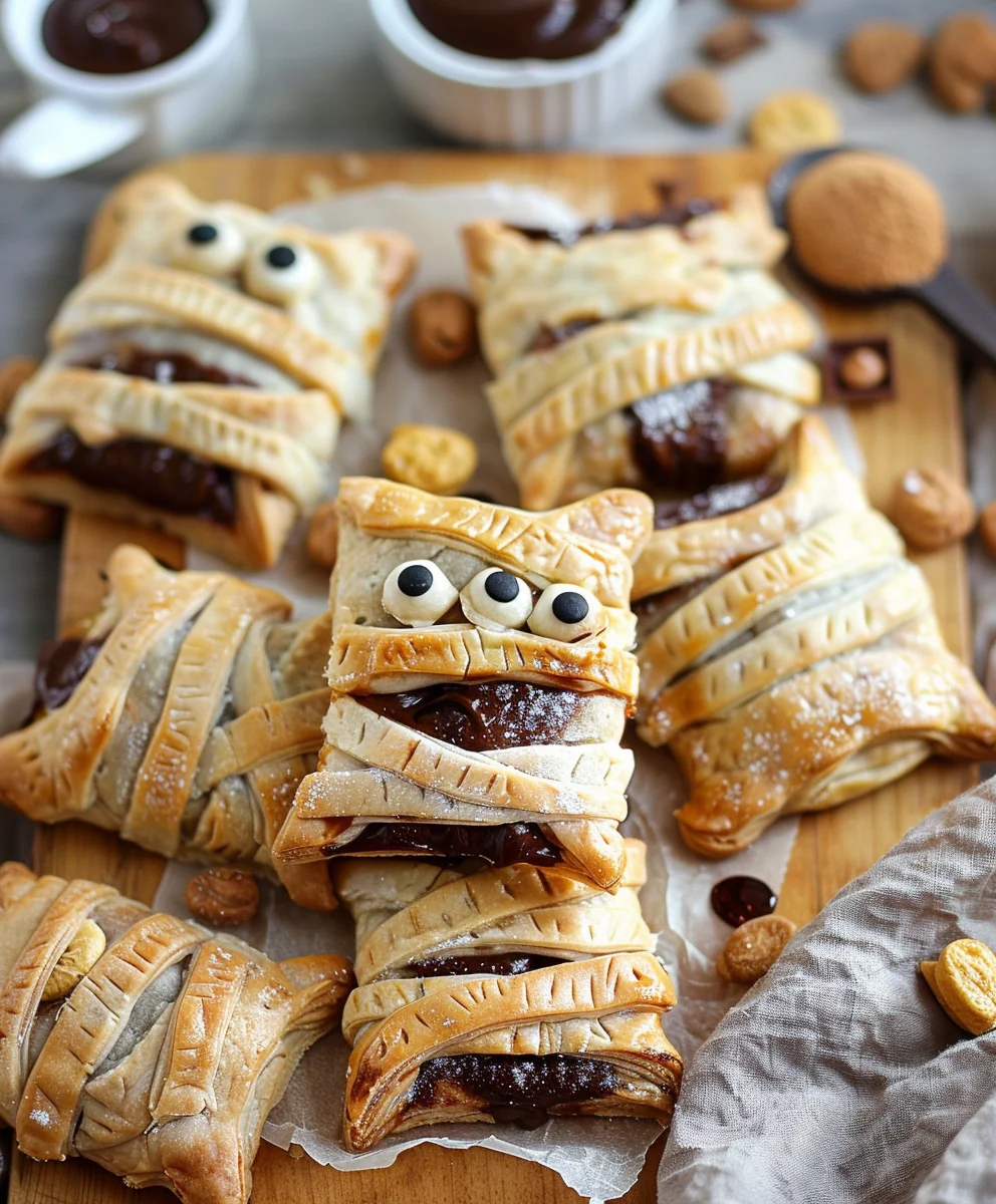 Nutella Mummy Hand Pies: Süß-schauriger Halloween-Hit!