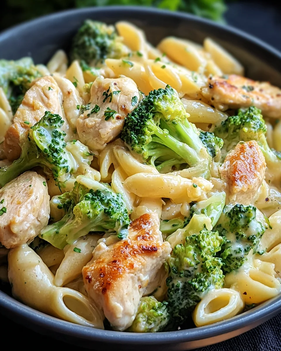 Dein Rezept: Cremige Hähnchen Brokkoli Pasta – Schnell & Lecker