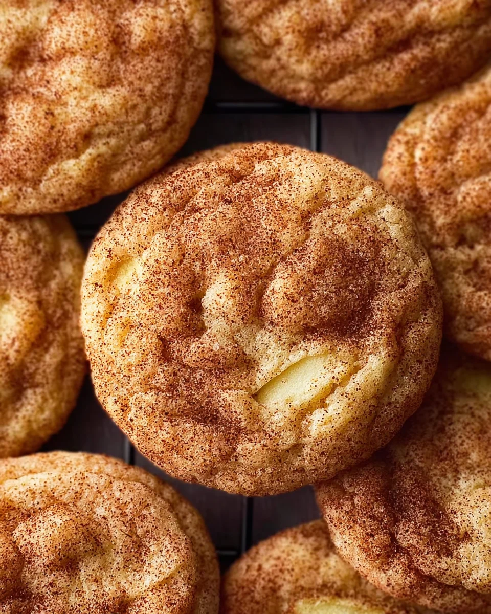 Gewürzte Apfel-Zimt Snickerdoodle Cookies – super lecker!