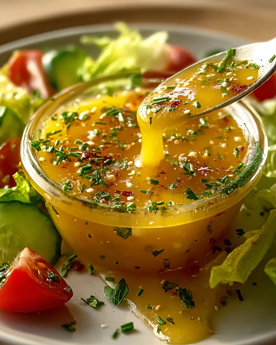 Honig-Senf-Zitronen-Vinaigrette für Salate – Schnell & Lecker