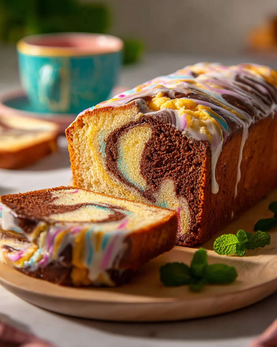 Kunterbunter Marmorkuchen Rezept – Lecker & Einfach Backen