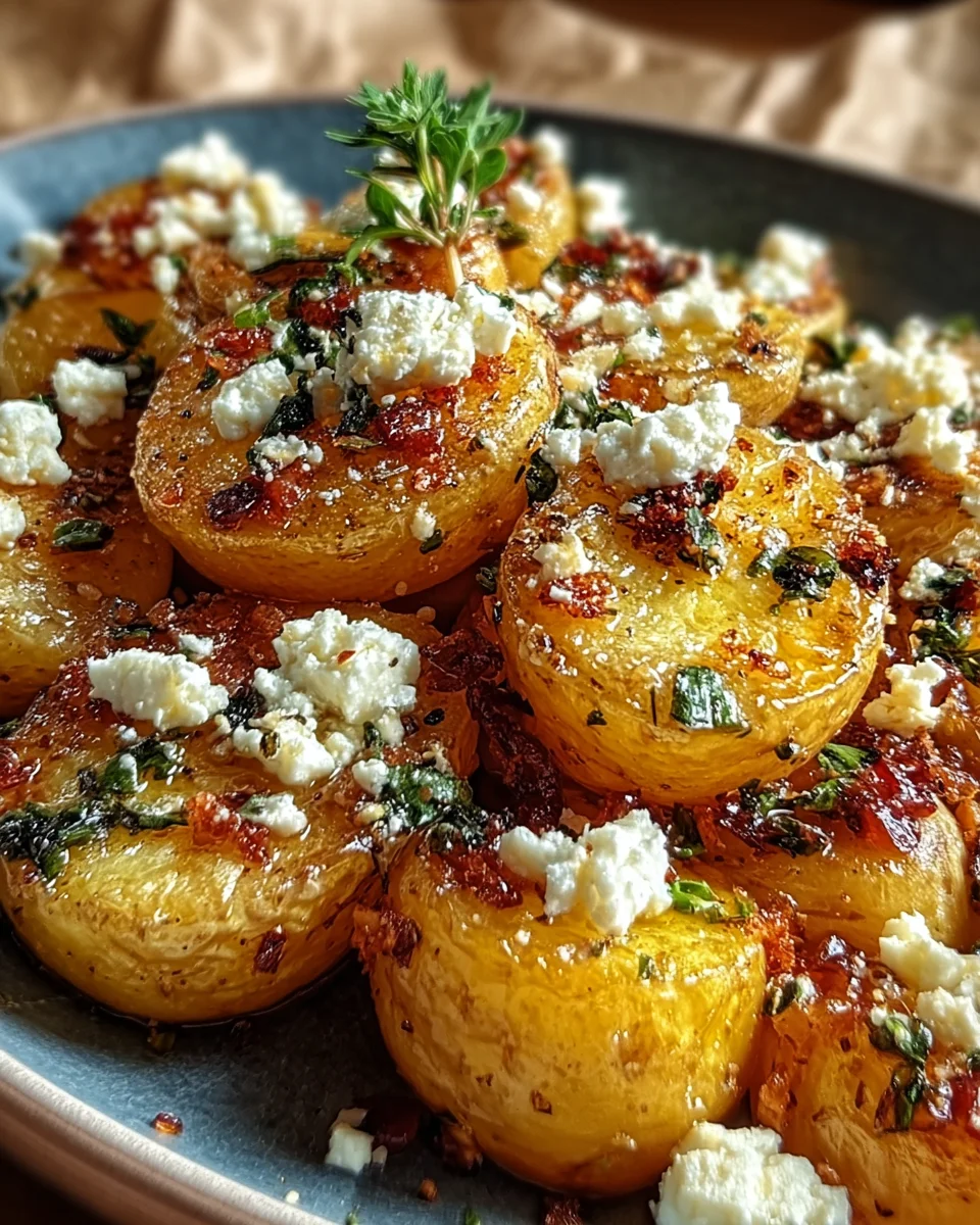Kartoffeln mit Feta Knoblauch – Dein neues Lieblingsgericht!