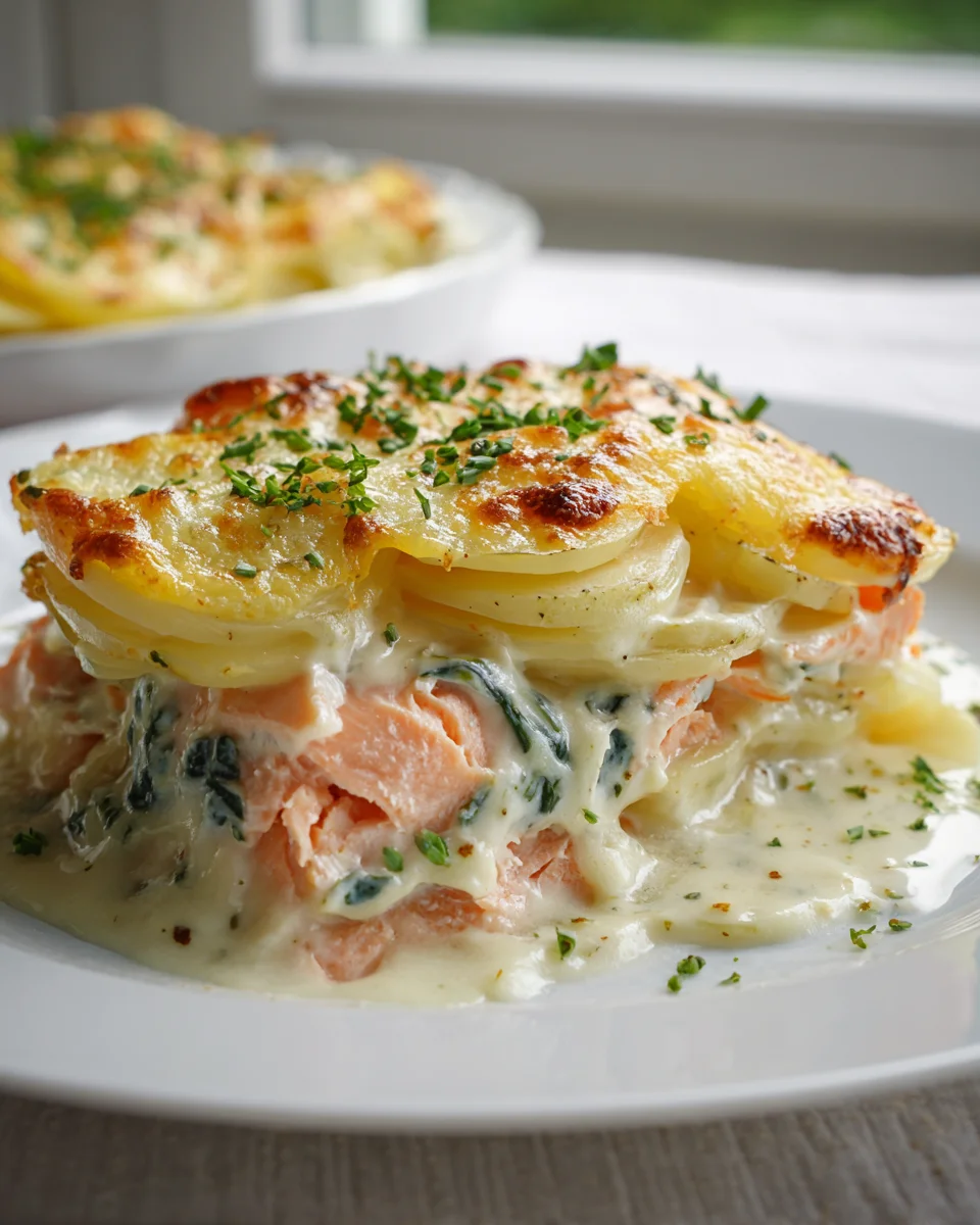 Lachs Auflauf mit Kartoffeln: Zart, Cremig & Unwiderstehlich!