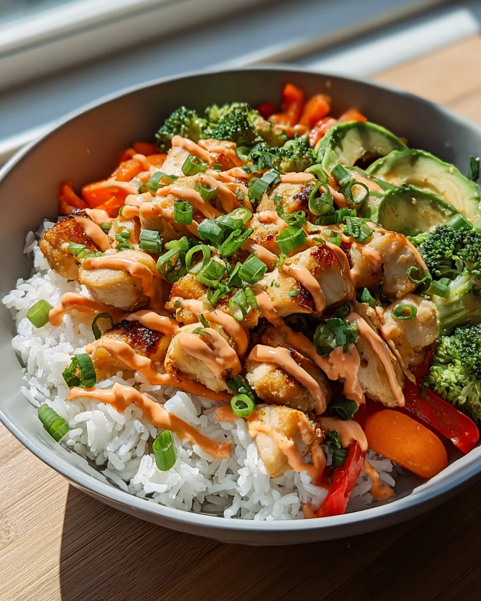 Bang Bang Chicken Bowl: Geschmacksexplosion, einfach kochen!