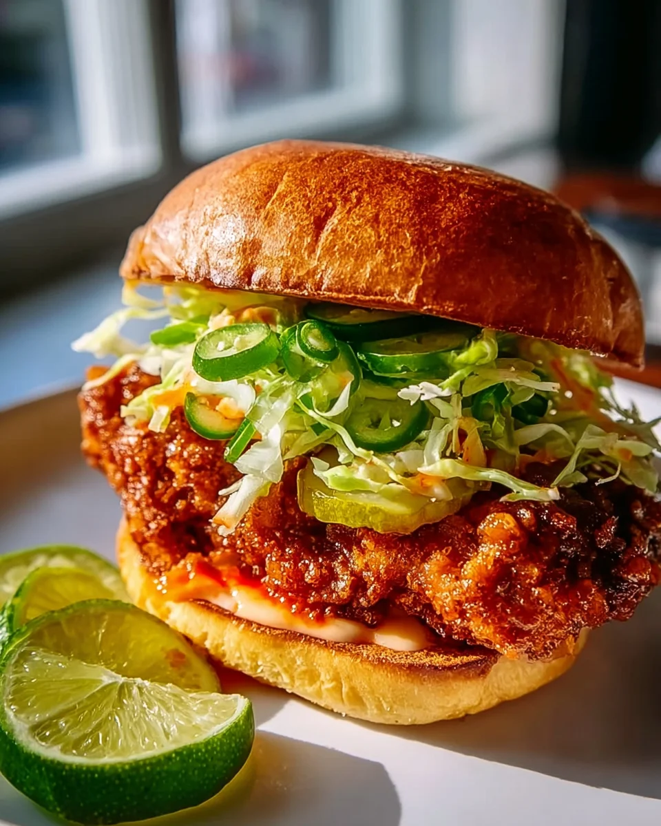 Knuspriges Thai Fried Chicken Sandwich – Schnell & Lecker