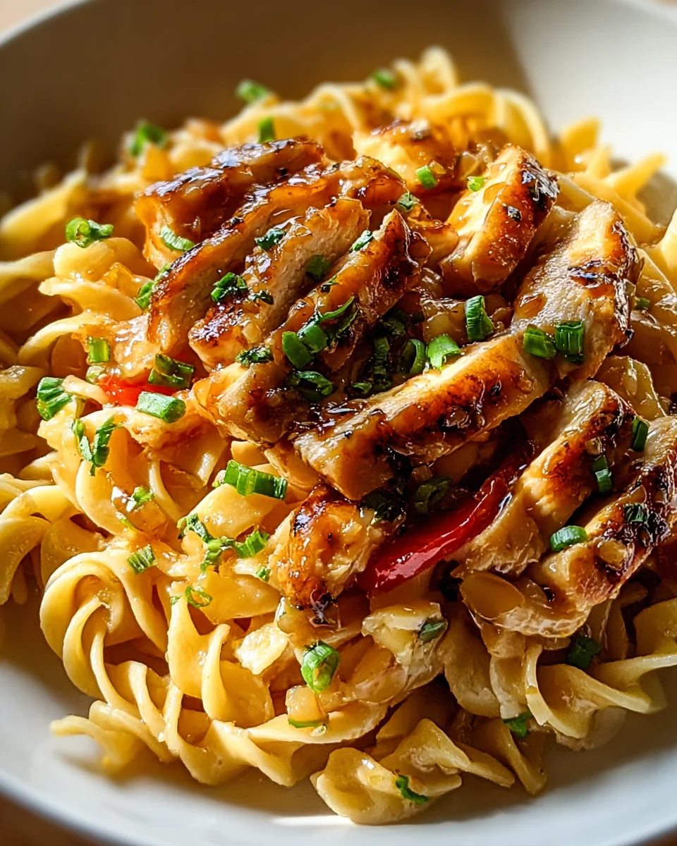 Honey Pepper Chicken Pasta: Süß-scharf & cremig lecker!