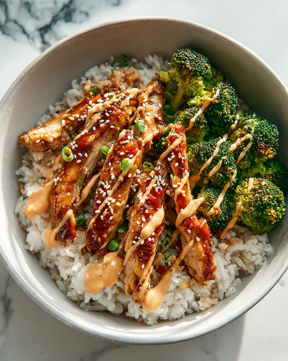 Sticky Chicken Bowls: Saftig, süß-würzig & einfach perfekt.