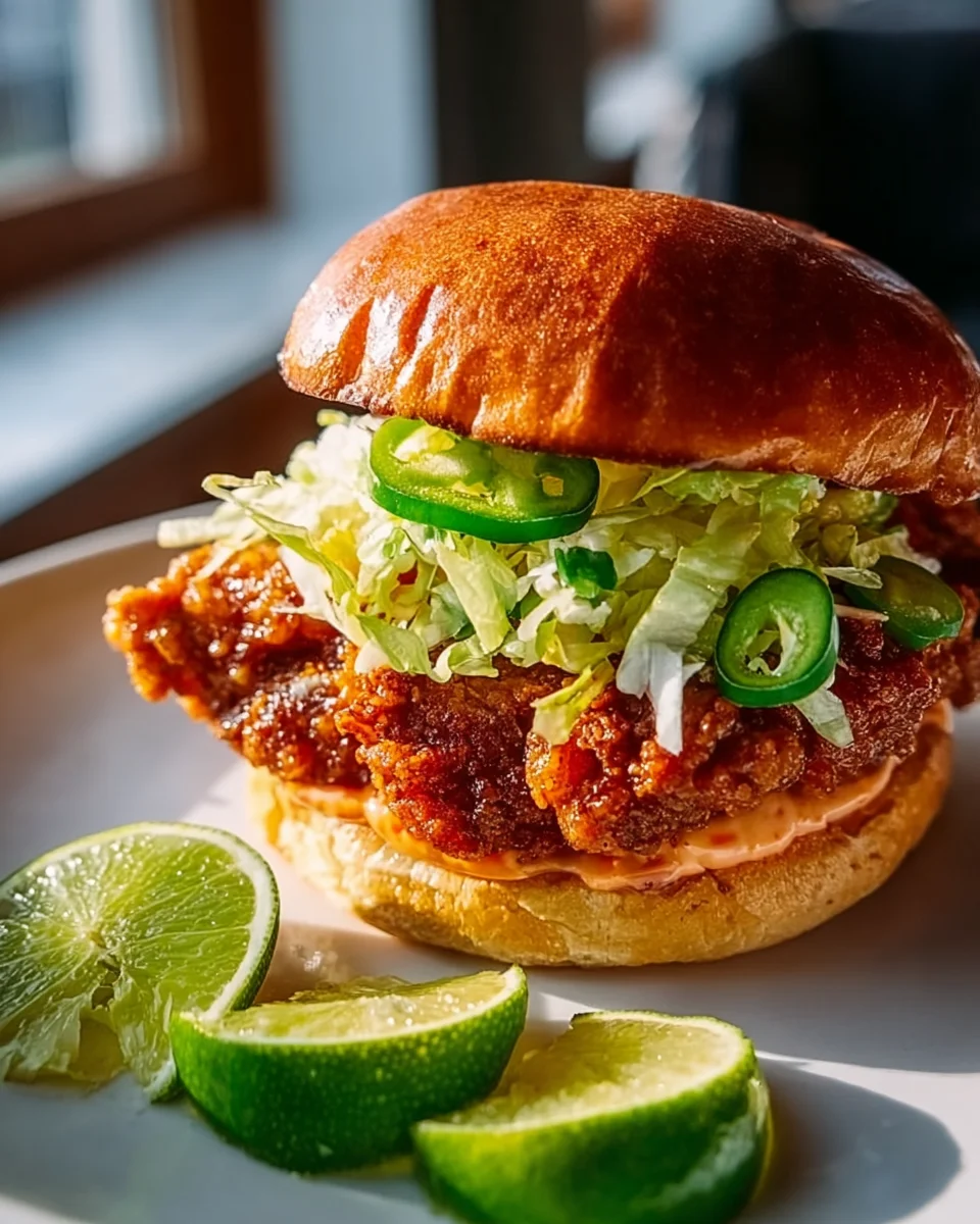 Knuspriges Thai Fried Chicken Sandwich – Schnell & Lecker