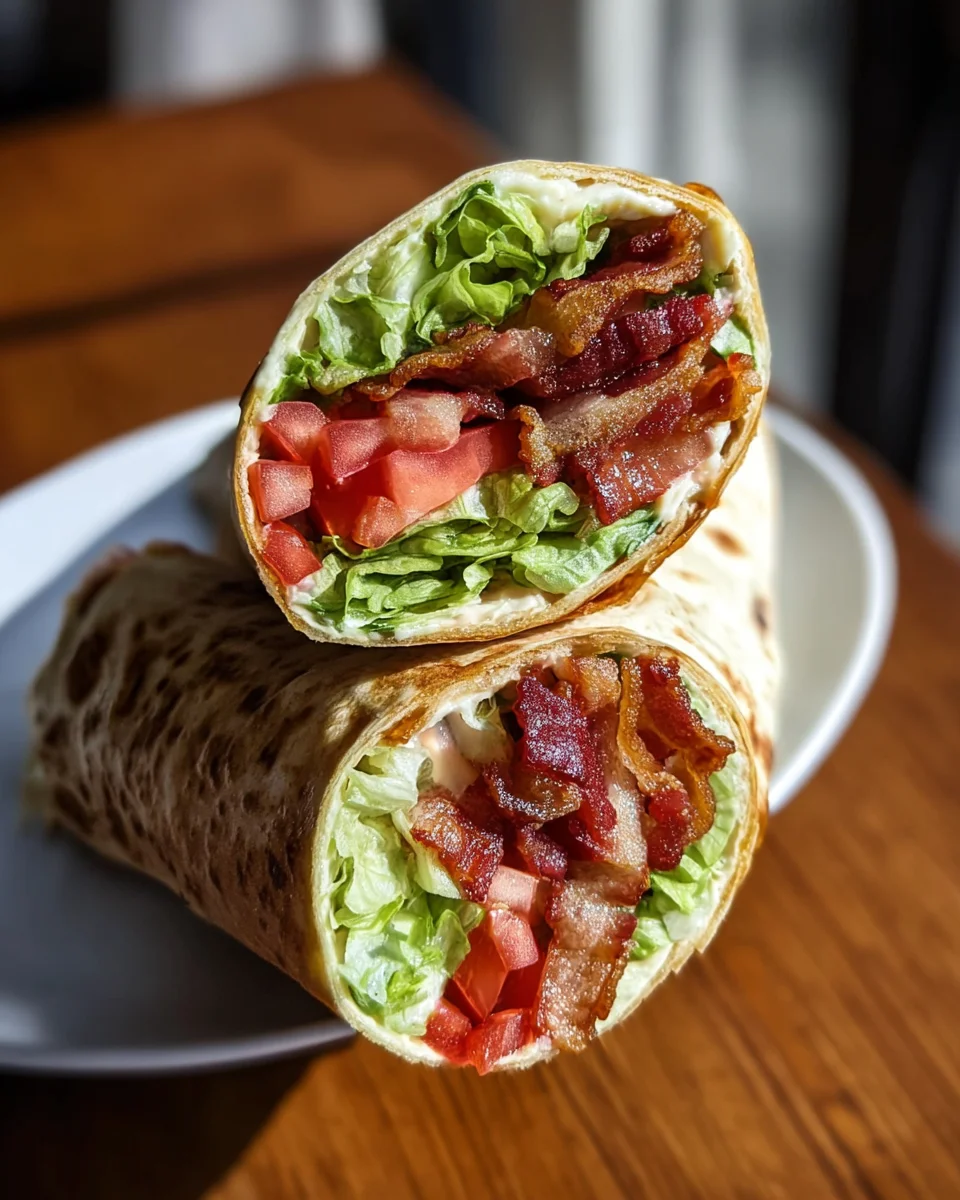 Exquisite Rind-Bacon Wraps: BLT-Genuss mit Geheimsoße!