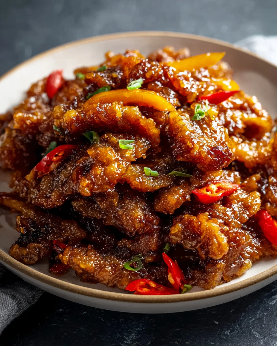 Crispy Chilli Beef Rezept: Einfach, schnell & super lecker!