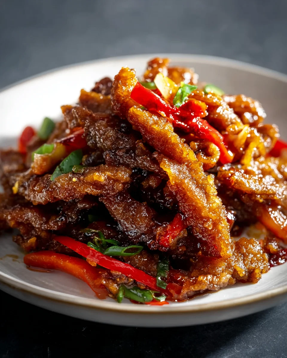 Crispy Chilli Beef Rezept: Einfach, schnell & super lecker!