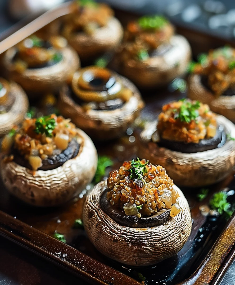 Schaurig-lecker: Gefüllte Pilz-Augen für deine Halloween-Party