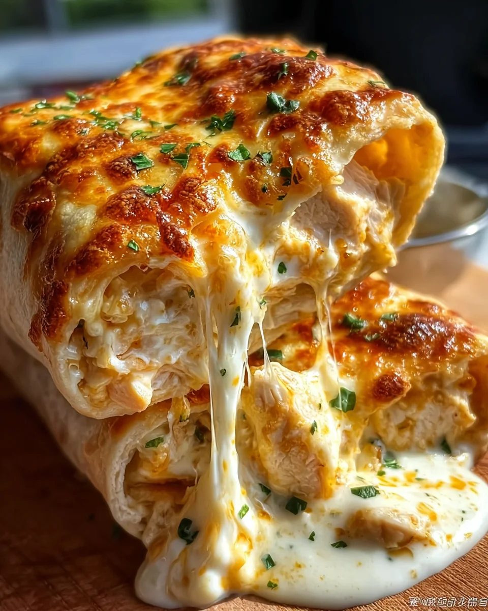 Schnelle Käse Knoblauch Hähnchen Wraps: Lecker & Easy!