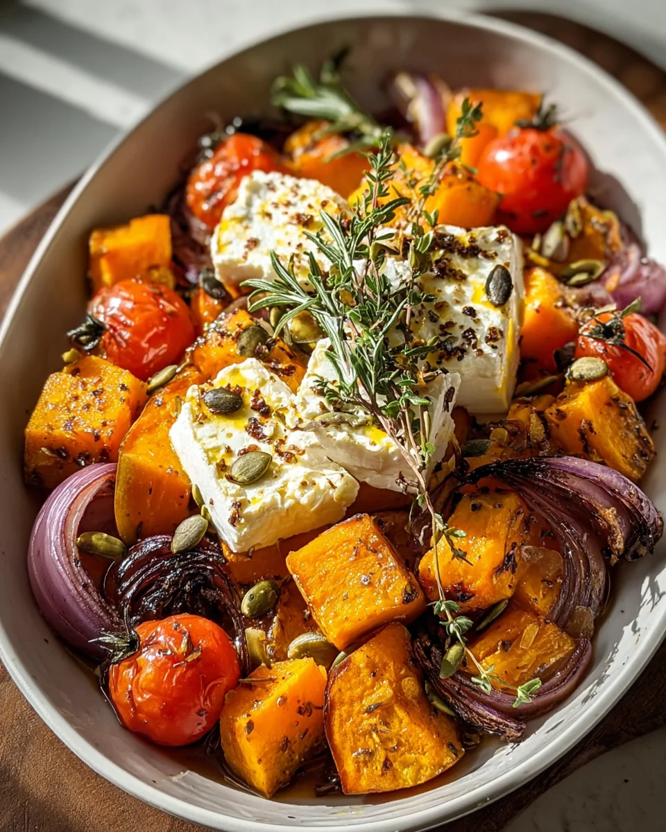 Köstlicher Ofenkürbis mit Feta: Schnell & einfach genießen