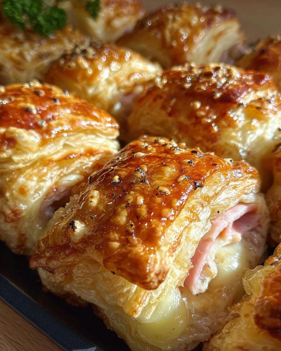 Leckere Blätterteig Puten-Käse Snacks: Schnell & einfach!