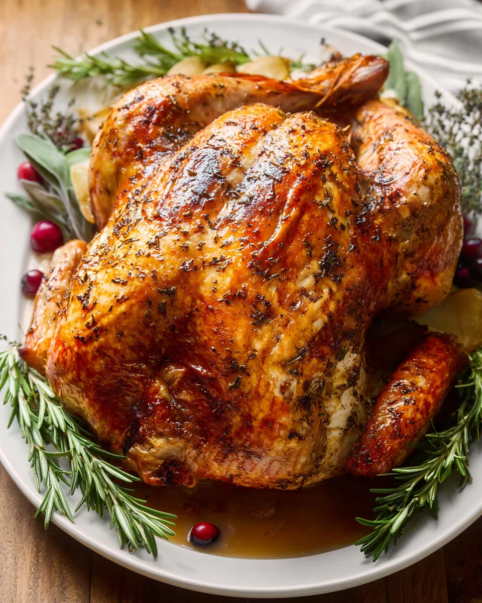 Saftiger Roast Turkey mit köstlicher Bratensauce