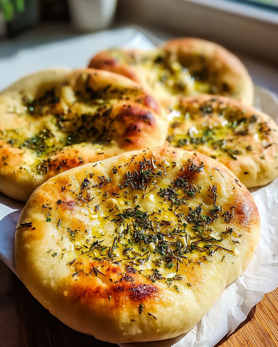 Leckeres Pizzabrot mit Knoblauch und Kräutern Rezept