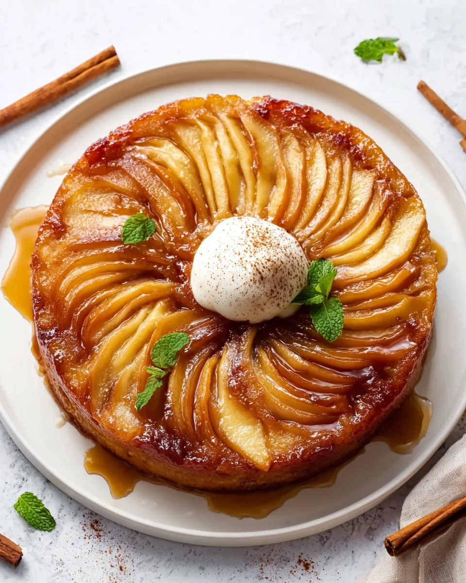 Saftiger Apple Upside Down Cake – Einfaches Rezept zum Nachbacken
