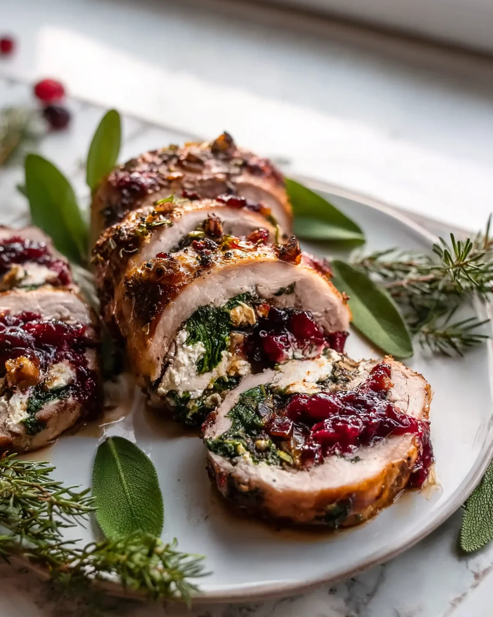 Bestes gefülltes Rinderfilet für ein festliches Weihnachtsessen