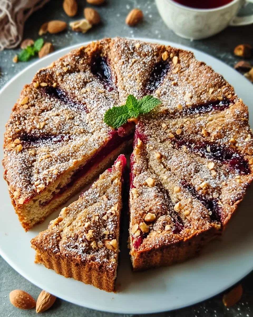 Nussiger Zimtkuchen mit saftiger Pflaumenfüllung – Dein Rezept!