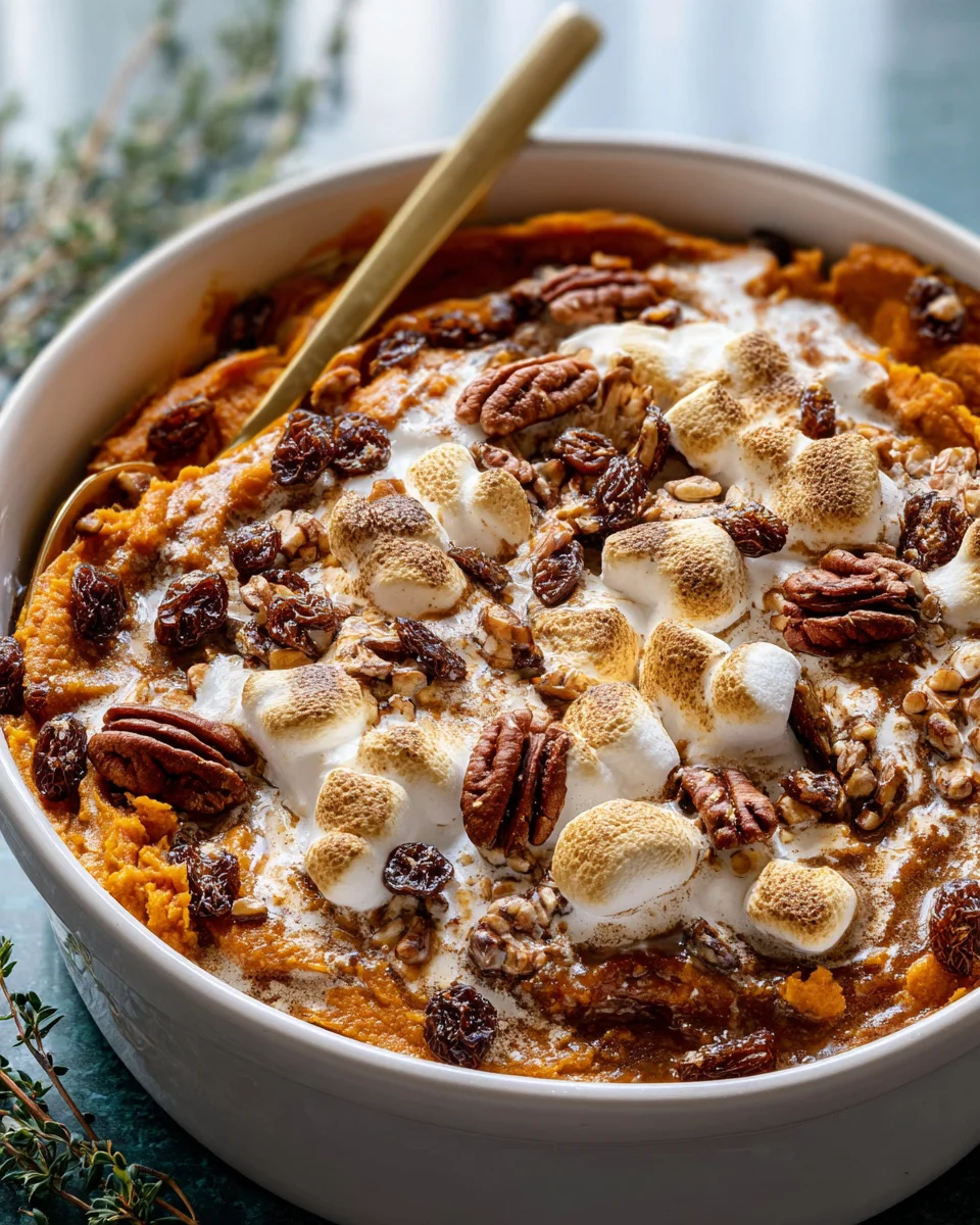 Southern Maple Sweet Potato Casserole