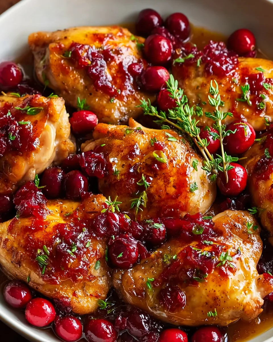 Cranberry Orange Chicken