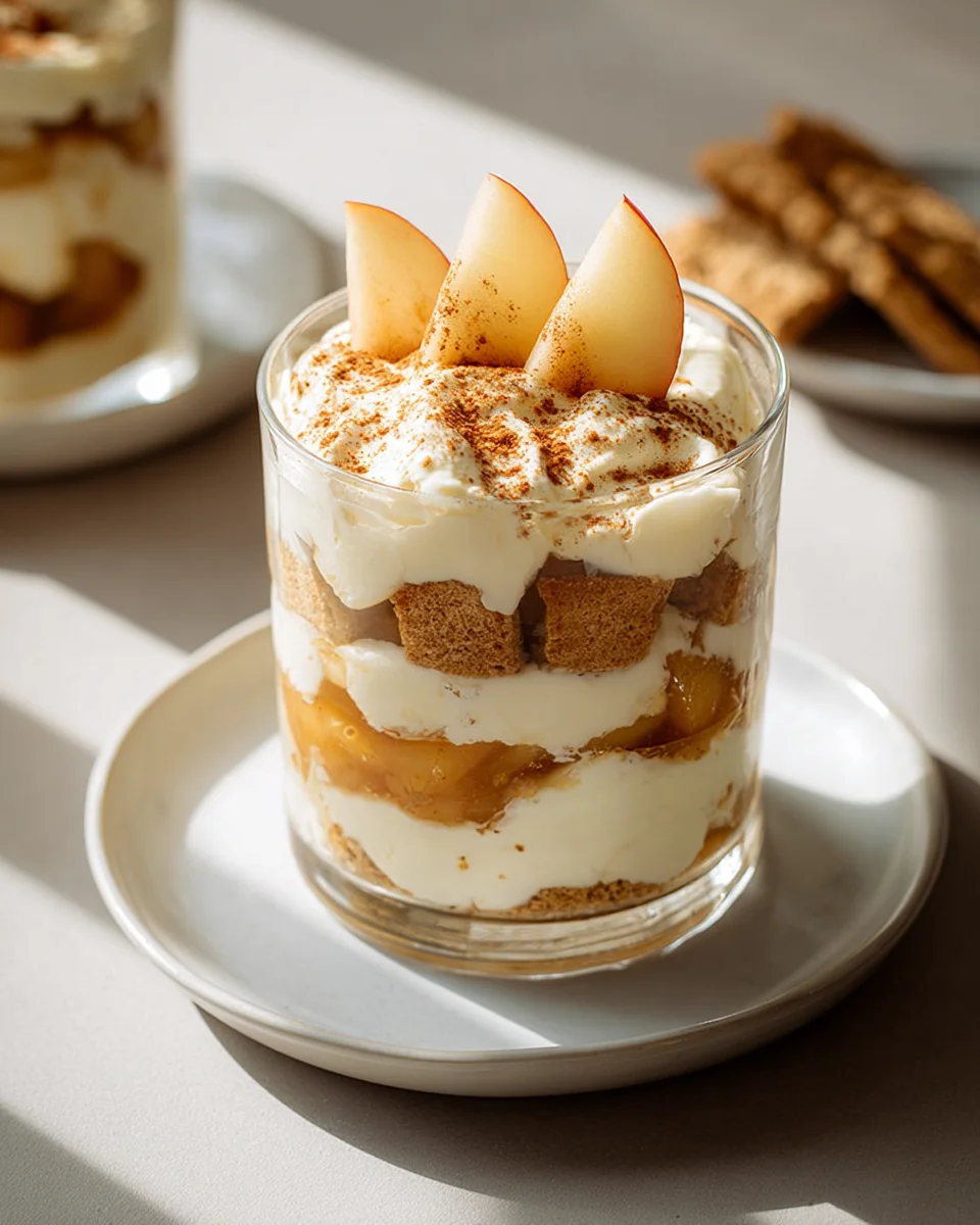 Bratapfel Tiramisu Im Glas