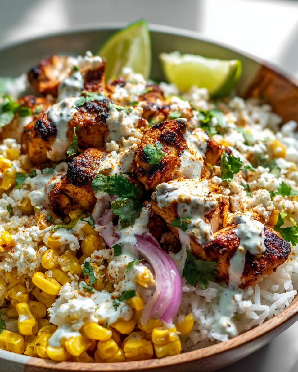 Tasty Street Corn Chicken Bowl